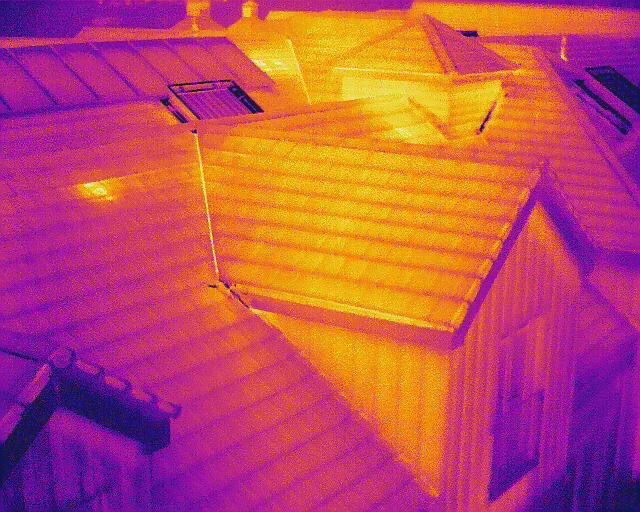 Thermal Imaging Roof Survey Image Barry